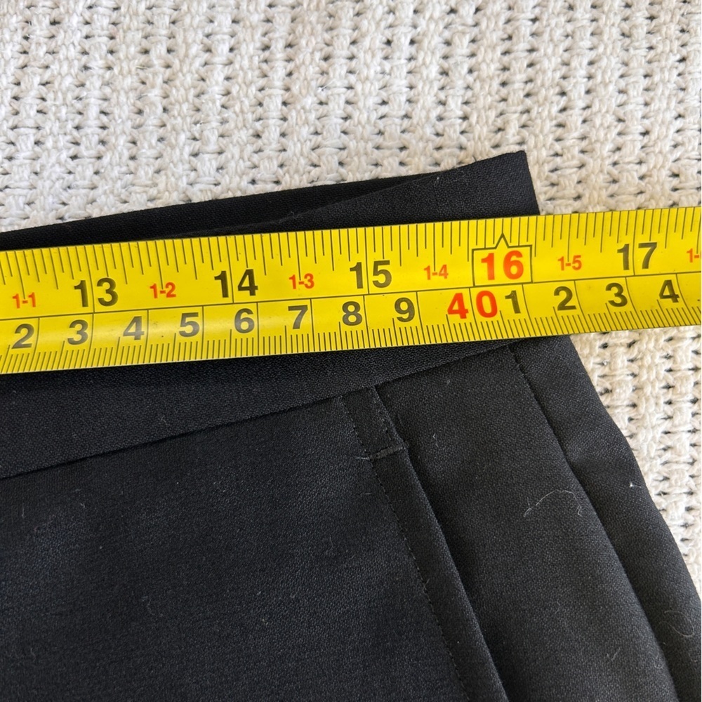 Perry Ellis Men’s 2 Piece Suit 38 Short Blazer & 32R Pants Black Wool Event - Picture 12 of 16